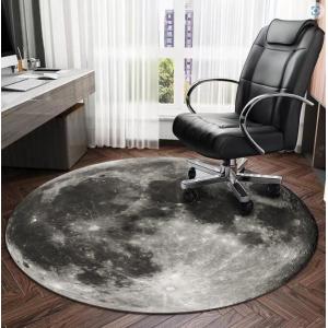 Living Room Geometric Decorative Carpet Chair Floor Mat Round Computer Chair