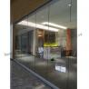 Office Movable Acoustic Glazed Panel Tempered Interior Glass Wall Partition