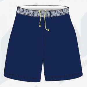 China Digital Sublimation 5xl Navy Blue Rugby Shorts Moisture Wicking supplier