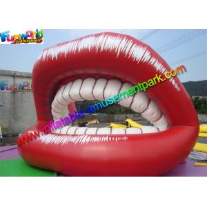 China Red Popular Inflatable Advertising Signs Ladies Lips Teeth Promotion supplier