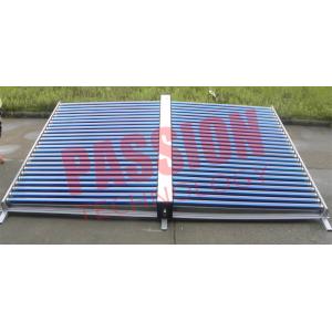 China 50 Tubes Vacuum Tube Solar Collector Stainless Steel Manifold For Project wholesale
