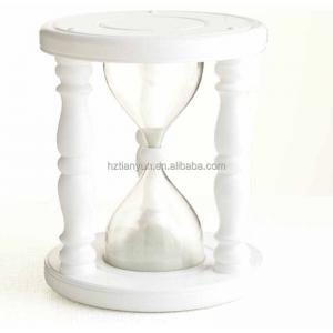 Kids Wooden Hourglass Stool Size Customized ISO9001 Approved