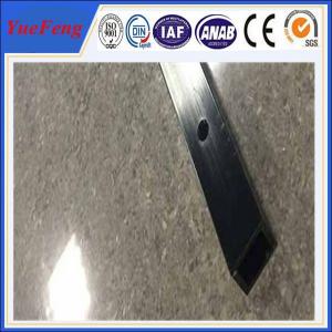China 6061 t6 aluminum quality factory square tube extrusion profile / cnc drilling square tube wholesale