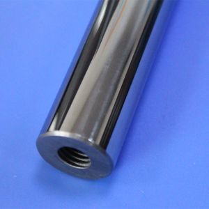 China Precision Machined Tungsten Carbide Piston Rod with HRA92.5 Hardness and ≤0.001mm Straightness Internal Thread wholesale