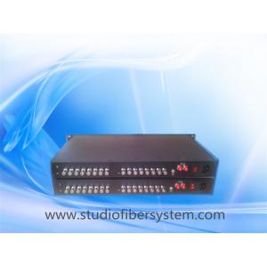 OEM 16CH HD/3G SDI to fiber converter,16CH SDI signals transmission over 1 fiber for broadcast or CCTV system