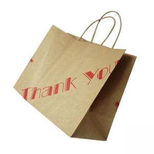 China Customized Size Kraft Paper Bags For Promotions / Gifts / Advertisements supplier