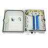 China FTTH 12 Port Fiber Optic Termination Box Electrostatic Spraying wholesale