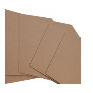 Virgin Wood Pulp Corrugated Cardboard Sheet High Performance Brown Color