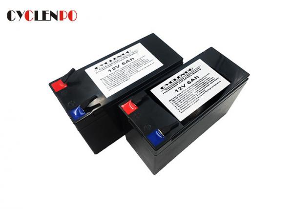 12v 6ah Emergency Lighting Battery Pack , UPS Power Supply Battery Backup High