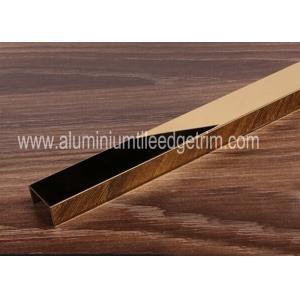 U Shaped Channel Stainless Steel Tile Trim Space Decoration Mirror Effect
