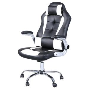 China Contemporary Comfortable Gaming Chair with Headrest and Lumbar Support for Adults White supplier