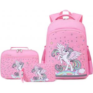 Girls Backpack School Backpack Unicorn Backpack Three Piece Set Pre School Backpack