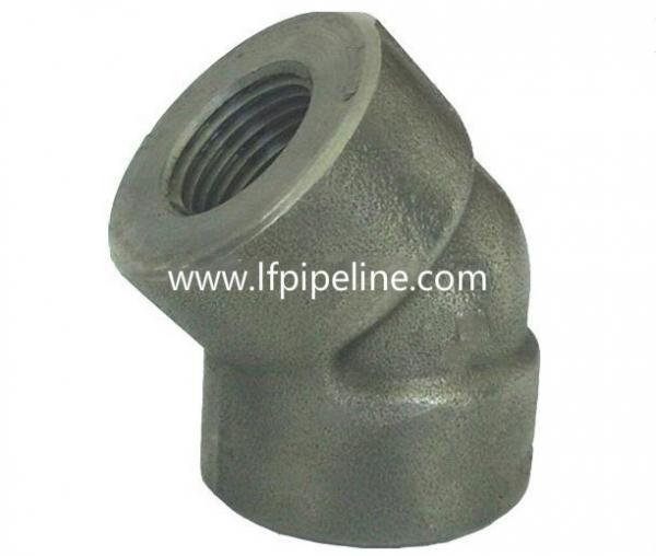 Socket Welded/Carbon steel pipe fitting threaded Elbow