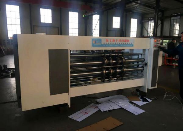 Electric Adjust Phase Automatic Flexo Printer Slotter Machine / Carton Packing