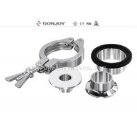 China DN10-DN300 Stainless Steel Sanitary Clamp Fittings Sterile Clamp Union on sale