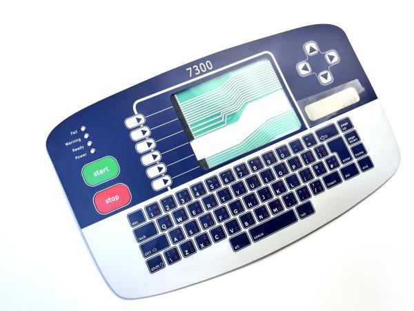 Custom Membrane Keyboard For A Flight Sim Avionics With Glossy Window