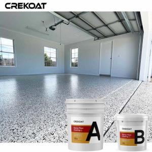 China Hydrophobic Properties Full Broadcast Epoxy Floor Repels Water For Easy Cleaning supplier