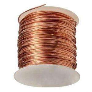 China Insulated Red Copper Wire Rod Mesh High Frequency AWS A.5.18 T2 0.16mm 0.18mm Enamelled supplier