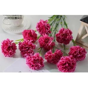 China ODM Fake Holiday Flowers Artificial Carnation Bouquet supplier
