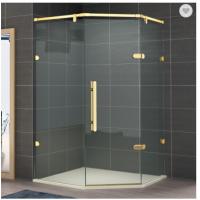 China Frameless Glass Bathroom Shower Cabins Stainless Steel Hinge Modern on sale