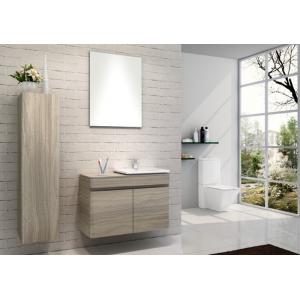 China Hanging Bathroom vanity custom made grey Color Plywood board wall bathroom cabinets 80 X 45 / cm supplier