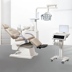 China DC24V Electric Dental Chair With Adjustable Positioning Headrest Armrests Foot Controls supplier