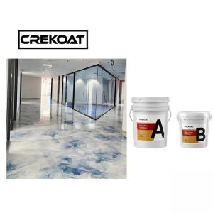 Smooth Metallic Garage Floor Paint Clear Liquid Epoxy Resin