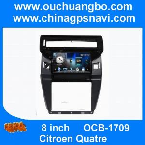 China Ouchuangbo audio gps stereo navigation system Citroen Quatre  with AUX usb BT  sd spanish supplier