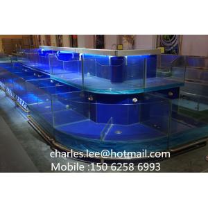 Professional Shop Box Fish Table Customized 1000 X 1000X 850 mm