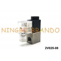 China AIRTAC Type 2V025-08 1/4 Solenoid Pneumatic Valve Normally Closed Direct Acting AC220V on sale