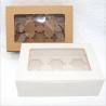 Custom Cardboard Display Boxes Classic Style Cupcake Storage Boxes , Paper