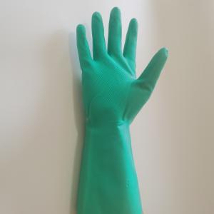 XXL 18mil Green Nitrile Glove Chemical Resistant Gloves Anti Friction