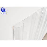 China Fiberglass Material UPVC Clear Corrugated Pvc Roofing Sheet Translucent Corrugated Panels on sale