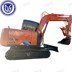 China ZX60 Hitachi 6 Ton Used Excavator Small Crawler Excavator With Cabin supplier