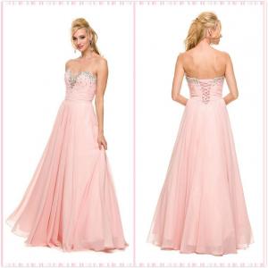 Pink Prom dress gown evening dress#mpl14