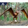 Durable Outdoor Dinosaur / Wings Movable Pterosaur Decoration For Amusement Park