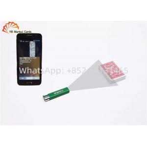 China Green Concealable Lighter Hidden Camera For Barcode Marked Cards supplier