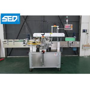 China SED-STB 220V 50HZ Single Phase Self Adhesive Sticker Labeling Machine Square Bottle Double Side Label Applicator supplier