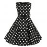 Polka Dot Flower Show Skirt Retro Cotton Kids Clothing