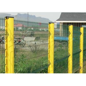China Colored Steel Wire Mesh Security Fence , Garden Mesh Fencing Durable Easy Install supplier