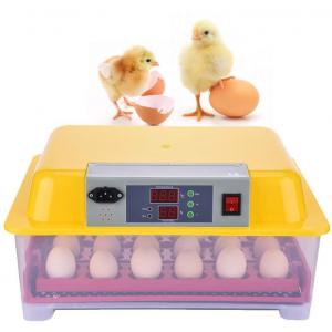 Plastic Commercial Egg Incubator , Egg Hatching Incubator High Low Temperature Alarm