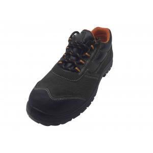 Artificial Leather Waterproof Safety Boots With Suede Round Safety Toe