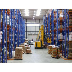 China 5 Beam Level Very Narrow Aisle Racking 16.5 FT Height Palletised Warehouse System supplier