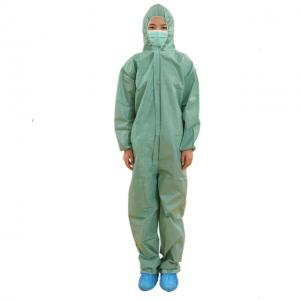 China Industrial Non Woven Coverall Medical Protective Clothing High Air Permeability supplier