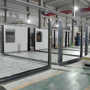 China Mobile Prefabricated Foldable House and Foldable Temporary 20ft 40ft Modular Folding Container House wholesale