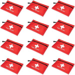 Empty Emergency Survival Camping First Aid Bag Small with Dual Zippers