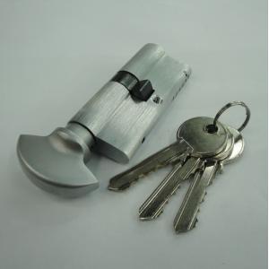 70mm Euro Profile Single Brass Cylinder with 3 brass normal keys