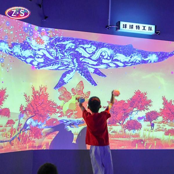Customized Large Wall Interactive Games Immersive Dynamic Capture For Science Centers