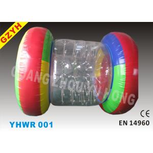China EN 14960 Colorful 0.9mm / 1.0mm PVC & PVC Tarpaulin Inflatable Water Roller wholesale