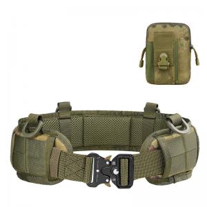 China Russian Camouflage Tactical Security Belt Adjustable With Military Tactical Waist Belt Bag supplier